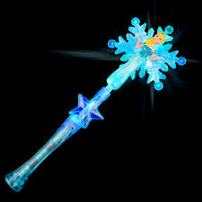 light up snowflake princess wand