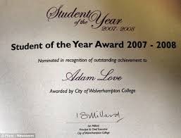 Student Of The Year Certificate Zaxa Tk