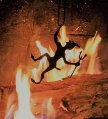 Stainless Devil Fireplace Damper Pull