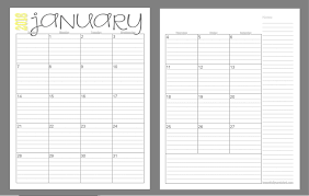 2 Page Monthly Calendar Under Fontanacountryinn Com