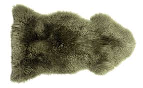 single pelt sheepskin long wool rug