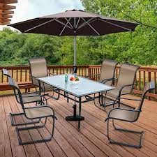 38 Inch Rectangular Patio Dining Table