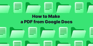 how to make a google doc into a pdf 2