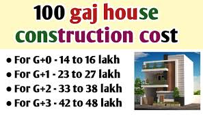 100 Gaj Sq Yards House Construction