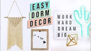 5 easy diy dorm room decor ideas under