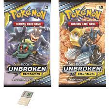 Pokémon 81547 Pokemon-Sun & Moon 10: Unbroken Bonds-Booster Packet-includes  Price Toys Colouring Set (2 pack S10)- Buy Online in India at Desertcart -  124430881.