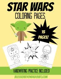 Star wars coloring pages for adults & kids. May The 4th Be With You Star Wars Coloring Pages Blessed Beyond A Doubt