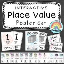 Place Value Posters Interactive Place Value Chart Toucan Theme