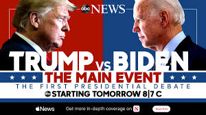 We think it's important for all of our platforms to take a step back and look at what president trump has said. Abc News On Twitter Tomorrow President Donald Trump And Former Vp Joe Biden Meet For The First Presidential Debate Of The 2020 Election Cycle Follow Live Abc News Coverage Beginning At 8pm