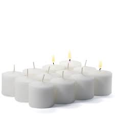 white unscented votive candles bulk 10hr