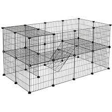 2 floor metal pet playpen 36 grid