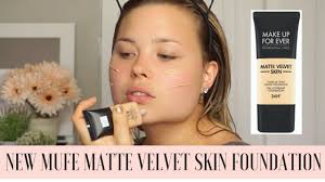 new makeup forever matte velvet skin