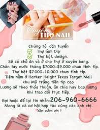 thợ nail texas việt page