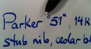 51 Nib Broad Nib Size Parker The Fountain Pen Network