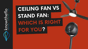 ceiling fan vs stand fan which is