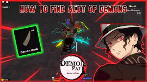 BEST* Places To Find Demons *FAST* In Demon Fall Roblox - YouTube