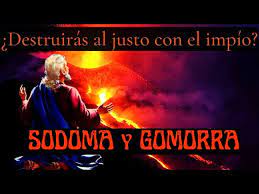 sodoma y gomorra abraham intercede