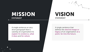 vision vs mission statements