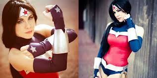 I did her in young justice's art style. Wonderful Wonder Woman Cosplay Justice League War Edition Pics
