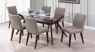 Glass 6 Seater Dining Table With Glass Top