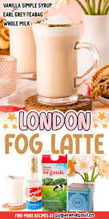london fog latte starbucks copycat