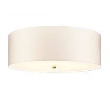 Browse drum shade ceiling lighting at seascapelamps.com. 30 Flush Drum Ceiling Light Ivory Brass Finial Lighting Company Uk