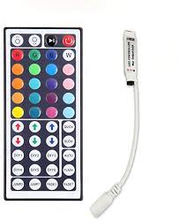 Amazon Com Veedoo 44 Key Rgb Led Strip Light Remote Control With Controller Adapter For Smd 5050 3528 2835 Rgb Colored Flexible Led Tape Light Home Improvement
