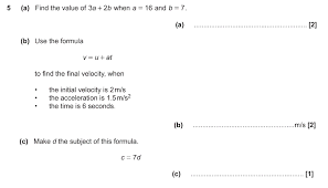 Gcse 9 1 Maths Rearranging Formulae