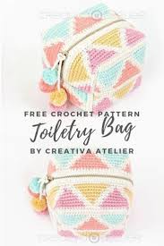 free crochet pattern toiletry bag