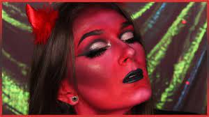 red devil glam makeup tutorial last