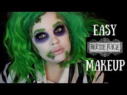 easy beetlejuice makeup tutorial