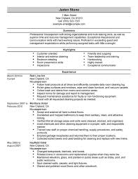 Unforgettable Houseperson Resume Examples To Stand Out Myperfectresume