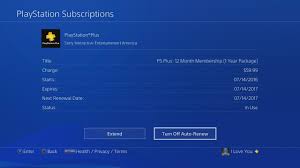 cancel ps plus subscription on ps4