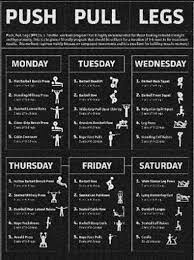 Weekly Workout Program Gym Planner