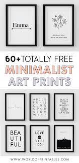 These diy wall decor ideas will have your showing off your creativity and saving money at the same time! 60 Totally Free Minimalist Wall Art Prints World Of Printables