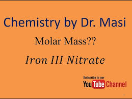 molar m and molecular formula