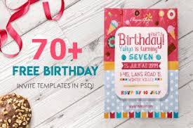 70 Free Birthday Invite Templates In Psd Premium Invites