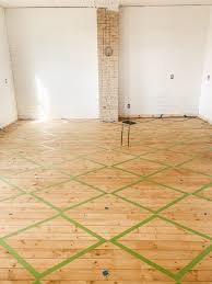 how to paint a harlequin floor pattern