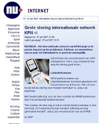 In the internet market, kpn provides internet service under the kpn and xs4all brand names. Cc Search