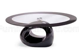 Black Stone Marble Base Glass Top