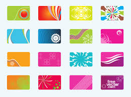 free business cards vector art