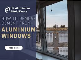 Remove Cement From Aluminium Windows