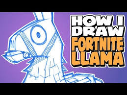 3d optical illusion on paper with. How I Draw Fortnite Llama Netlab