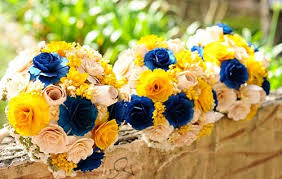 Sugestão de decoração para casamento azul e amarelo. Decoracao De Casamento Azul E Amarelo Fotos Dicas