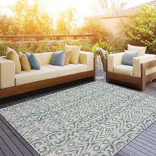 Free and fast shipping on all orders. Azure Terrace Sun Shower Outdoor Area Rug 7x9 Kirklands