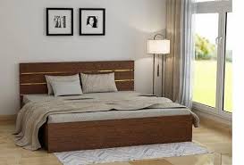 Engineered Wood Double Bed With Storage