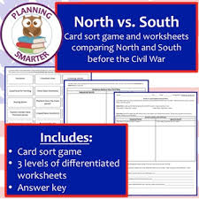 North Vs South Card Sort Teaching Differences In
