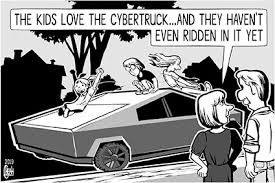 How to draw tesla cyber truck? Tesla Cybertruck By Sinann Media Culture Cartoon Toonpool