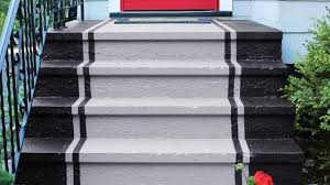 how to paint concrete stairs
