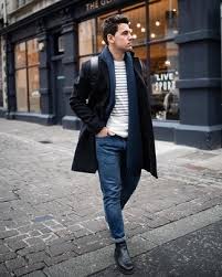 Reddit's largest men's fashion community. Black Coat With Black Leather Chelsea Boots Outfits For Men 72 Ideas Outfits Lookastic